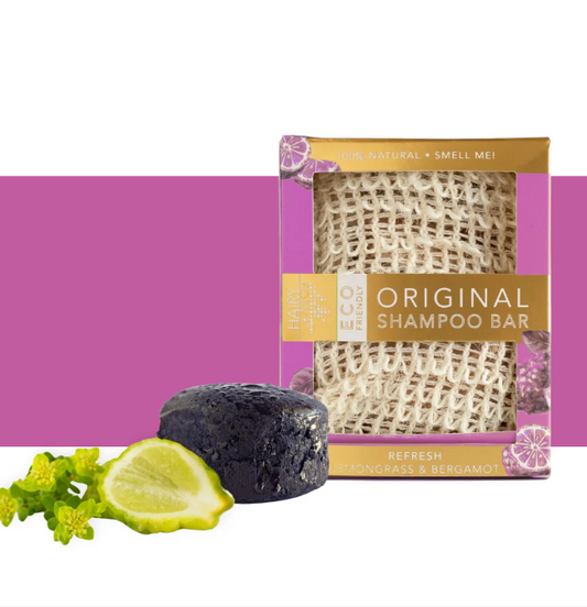 Eco-Friendly Shampoo Bar - Purple Toner - Refresh - Lemongrass and Bergamont